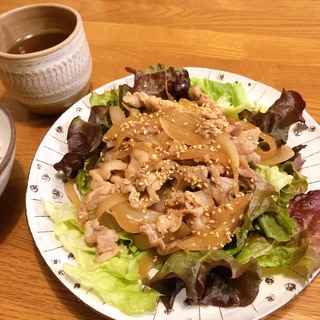 超簡単味付けバッチリ⭐豚肉のバタぽん炒め